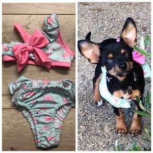 Dog Flamingo Bathing Suit PRICE FIRM
